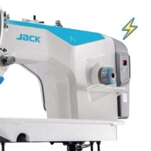 Máquina plana mecatrónica liviana JACK F5 con motor servo y funciones automáticas, ideal para costura profesional en telas delgadas y medianas