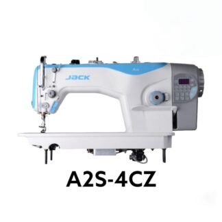 Máquina plana electrónica Jack A2S-4CZ con 4 funciones automáticas para confección industrial de alta eficiencia