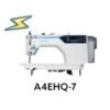 Máquina plana electrónica pesada Jack A4EHQ-7 con 4 funciones automáticas para costura industrial de telas gruesas
