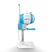Cortadora de tela vertical JK-T3 de 10 pulgadas y 850W de potencia, ideal para cortes industriales precisos.