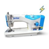 Máquina plana mecatrónica JONTEX JT-Y1 con tablero incorporado y motor servo para confección industrial eficiente y silenciosa.