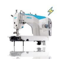 Máquina plana mecatrónica liviana JACK F5 con motor servo y funciones automáticas, ideal para costura profesional en telas delgadas y medianas