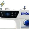Máquina plana mecatrónica JONTEX JT-8800/D con motor servo integrado para costura industrial precisa y eficiente.