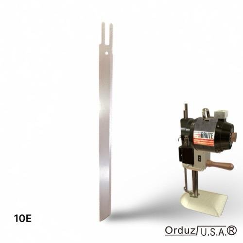Cuchilla cortadora vertical para tela compatible con Eastman 10E fabricada por Wilson USA, repuesto de alta precisión para máquinas textiles.