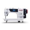 Máquina de coser plana mecatrónica BAOYU GT-180-H con motor directo y panel digital, ideal para confección industrial de alta velocidad