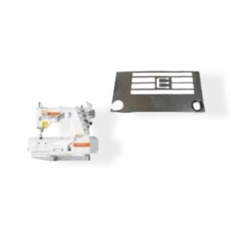 Planchuela collarín 6,4 mm 257018B64 para máquina industrial, ideal para costuras rectas en cuellos, puños y ribetes.