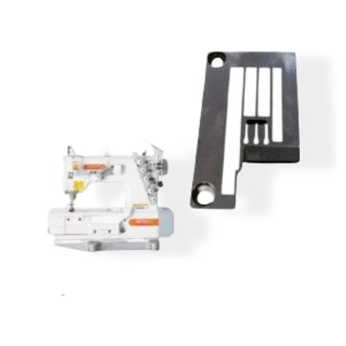 Planchuela en L E3327 original para máquina collarín Siruba, ideal para lograr costuras precisas y un deslizamiento uniforme de la tela.