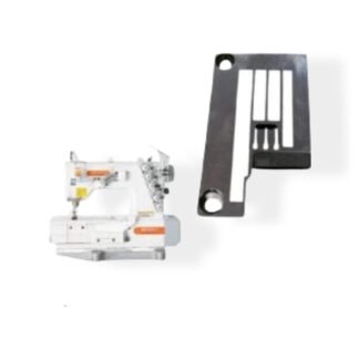 Planchuela en L E3327 original para máquina collarín Siruba, ideal para lograr costuras precisas y un deslizamiento uniforme de la tela.