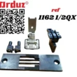 Ajuste Dos Agujas Tipo Juki 1162 1/2QX, repuesto resistente y preciso para garantizar alineación y estabilidad en máquinas de coser de doble aguja.