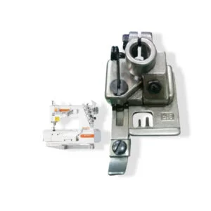 Prensatela 5.6 en L Collarín Siruba P2116, ideal para costuras precisas y controladas en áreas estrechas.
