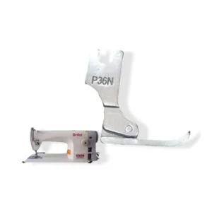 Prensatela Cierre Derecho P36NA, perfecto para costuras precisas al colocar cierres, compatible con varias máquinas de coser.