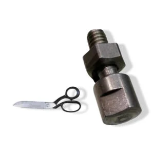 Tornillo grande de rosca gruesa para tijera KY-1(B), repuesto metálico para ajuste firme y corte seguro