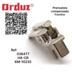 Prensatela Compensado HA-CR KM-10235 – Repuesto preciso y resistente, ideal para garantizar costuras uniformes y de alta calidad, mejorando el rendimiento de las máquinas de coser.