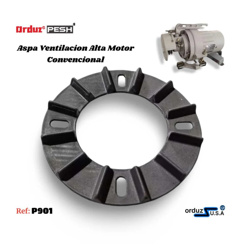 Aspa Ventilador P901 para Motor de Máquina de Coser | 