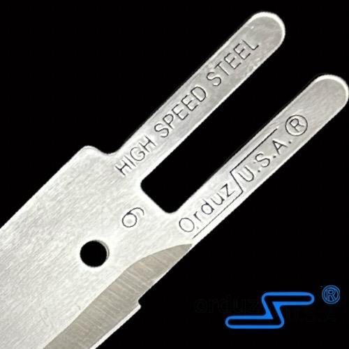 Cuchilla 6E Orduz USA compatible con cortadora de tela vertical Eastman, repuesto industrial de alta precisión para maquinaria textil"