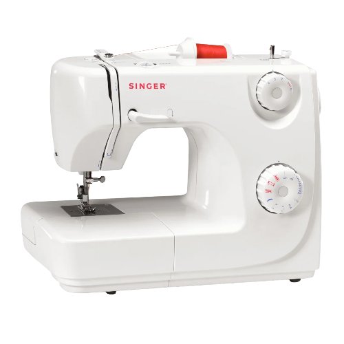 Máquina de coser 8280 portátil con brazo libre, 8 puntadas y estructura metálica.