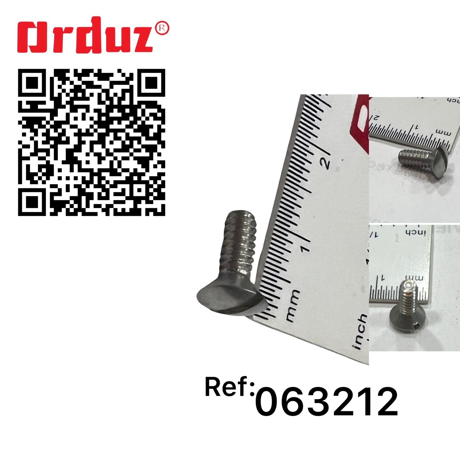 063212 TORNILLO DE MAQUINA DE COSER REPUESTOS