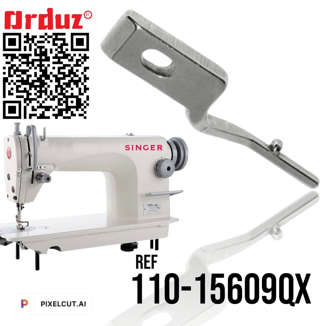 110-15609QX RETENEDOR DE CANASTILLA PLANA JUKI