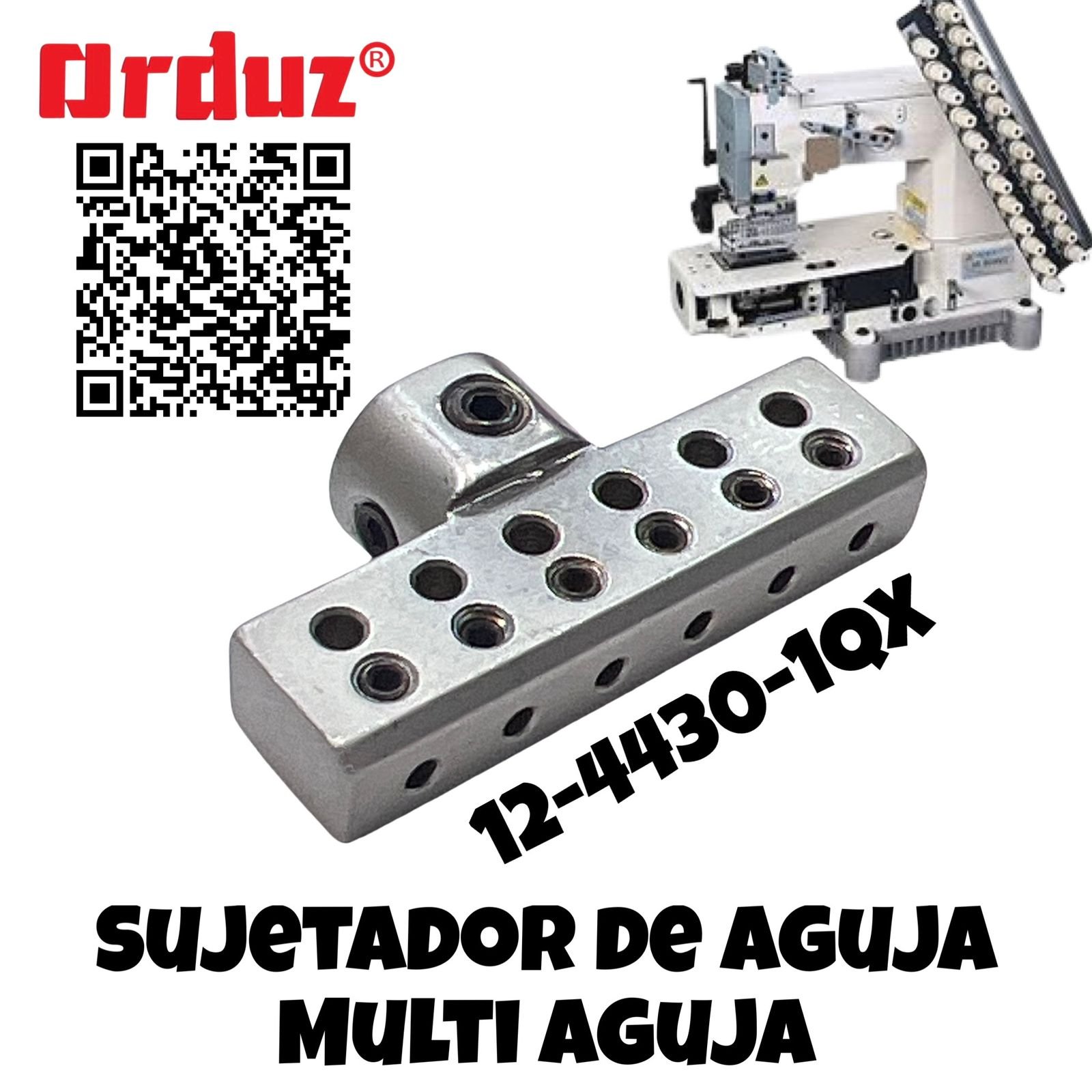 12-4430-1QX DE 6 AGUJAS 1404 1/4X6N SUJETADOR AGUJA MULTIAGUJA
