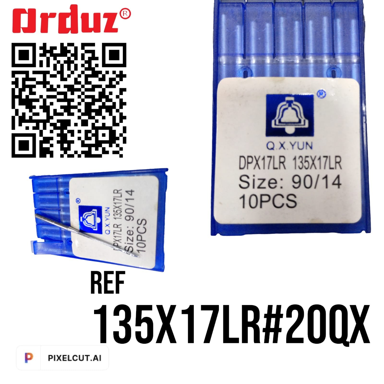 135X17LR#20QX135X17LR#20QX AGUJA LARGA RIVETEADORA 135X17LRQX REPUESTOS