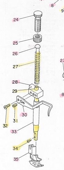 1381102700 221 07505 AOP7-10TORNILLO PRESION PRENSATELA PLANA JACK - Imagen 2