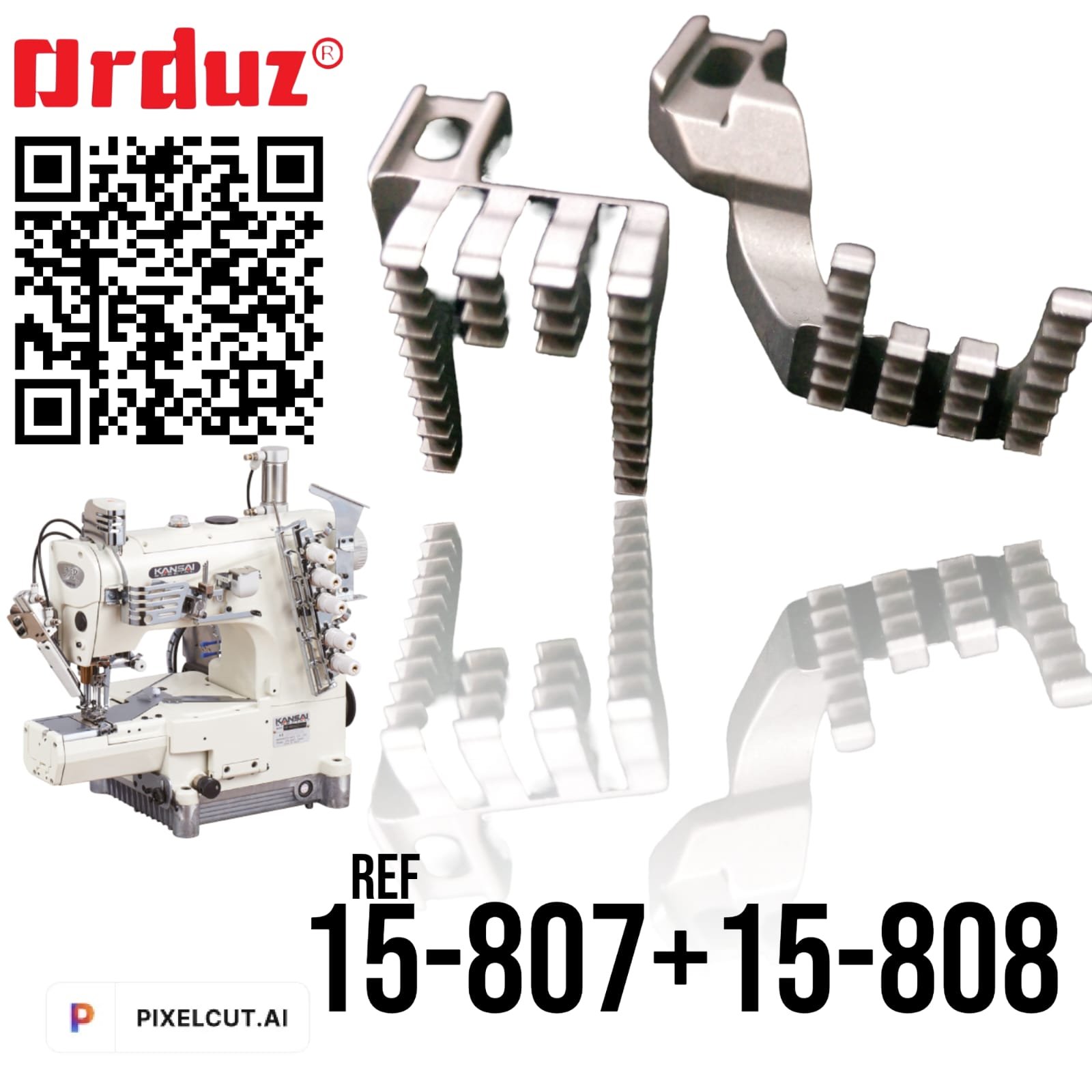 15-807+15808DIENTES DE COLLARIN KANSAI SPESIAL REPUESTO