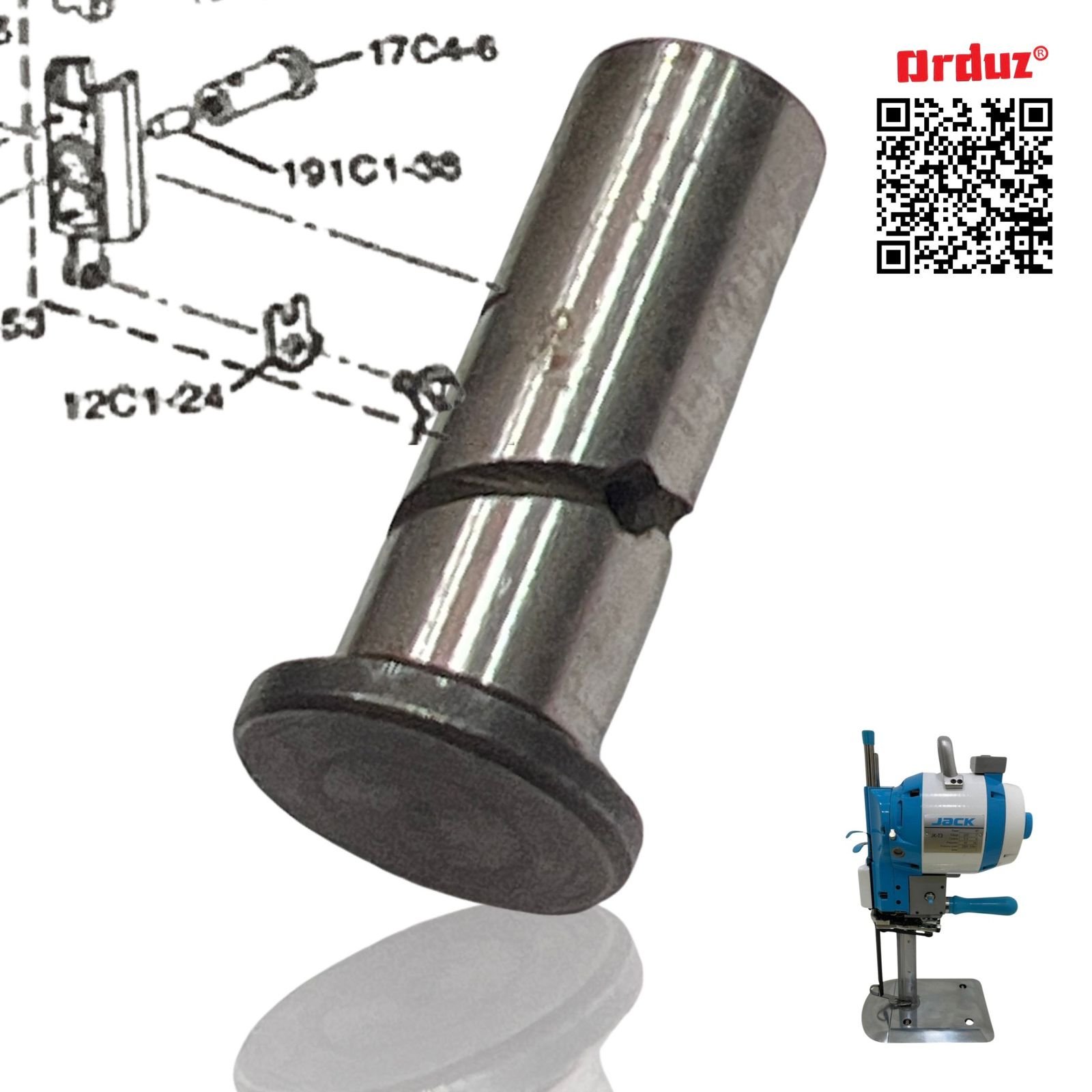 Tornillos 17C4-6 02-2 para Cortadora Eastman 8E" - Imagen 2
