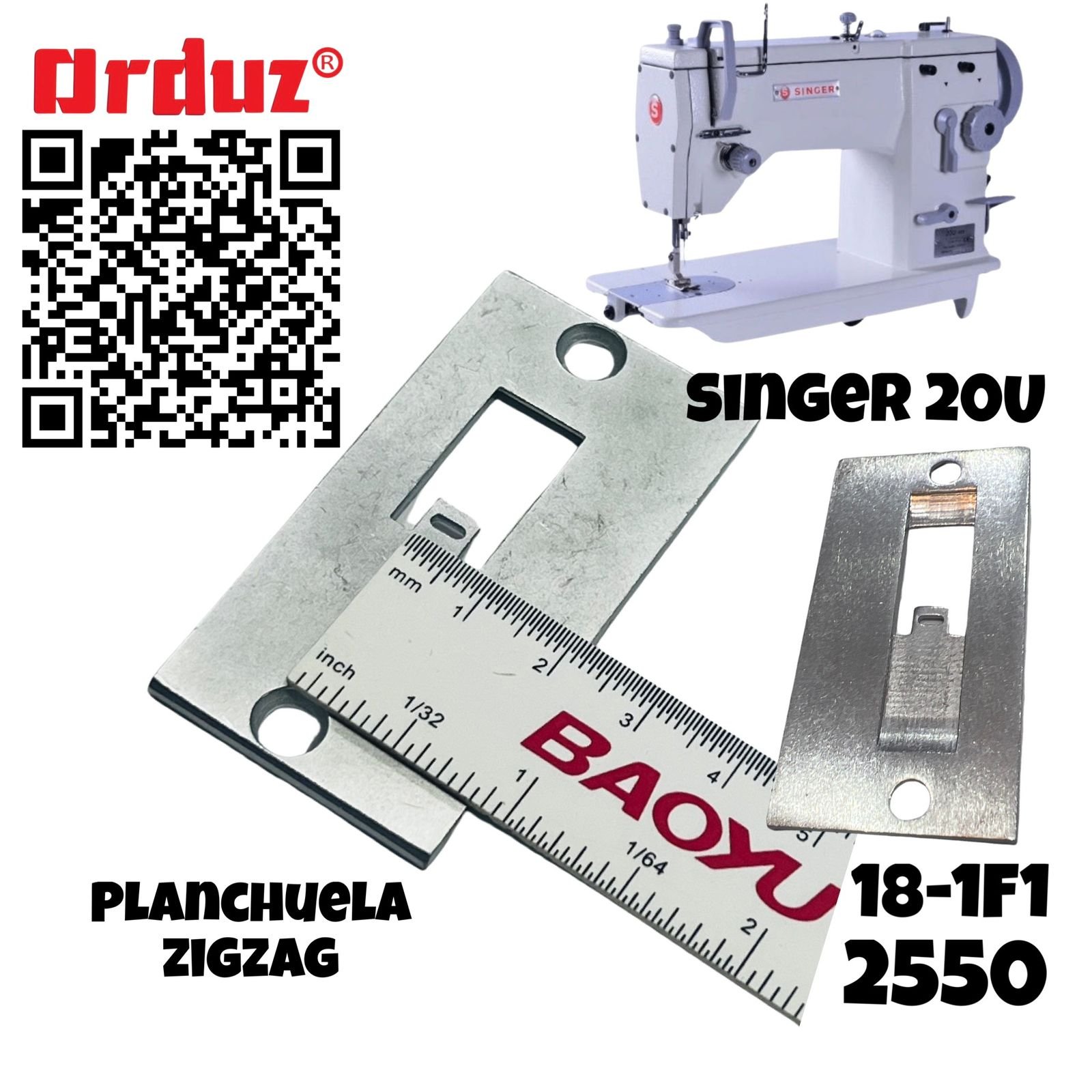 18-1-F1 2550 PLANCHUELA SINGER 20U (279)