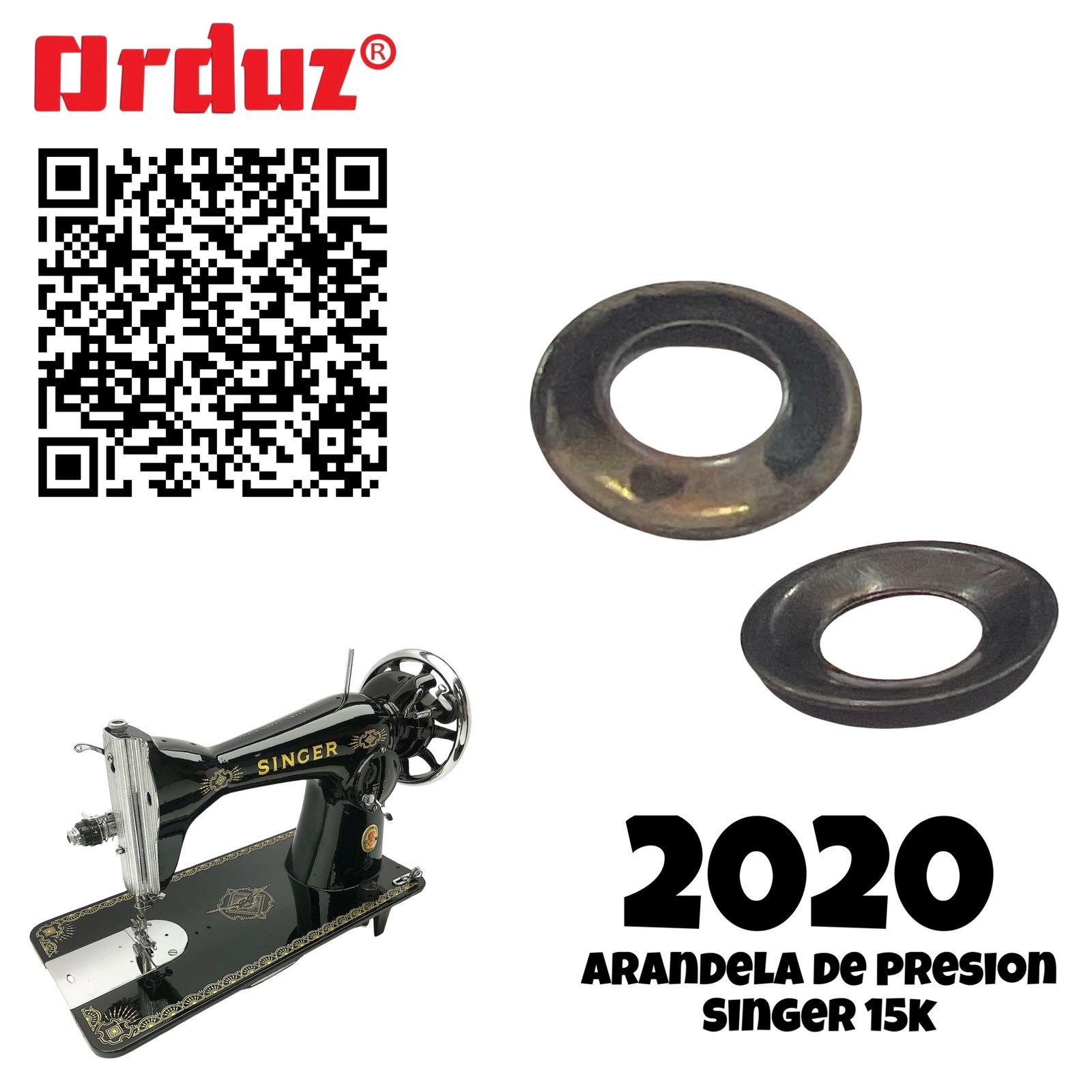 2020 ARANDELA GUAZA DE PRESION SINGER 15K FAMILIAR REPUESTOS