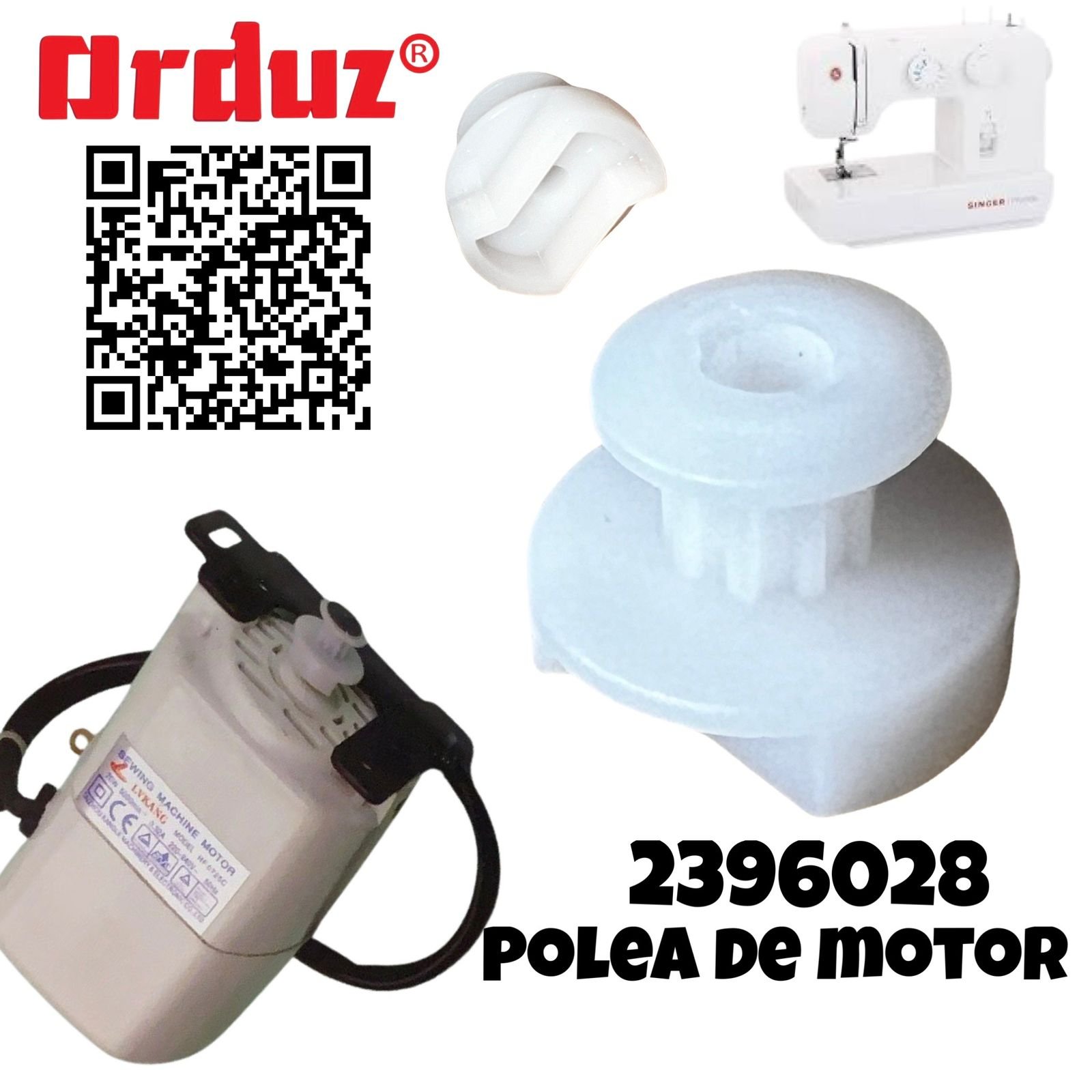 2396028 POLEA DE MOTOR SINGER 2263