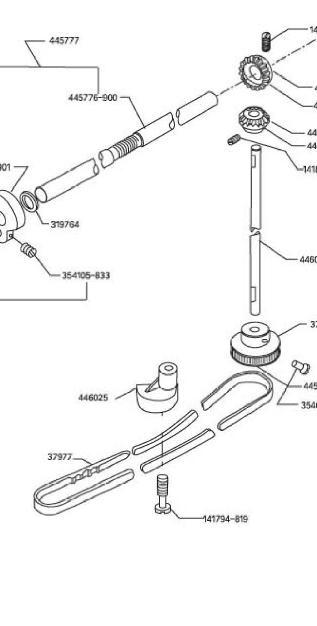 37977 CORREA TIEMPO INTERNA SINGER ZZ - Imagen 3