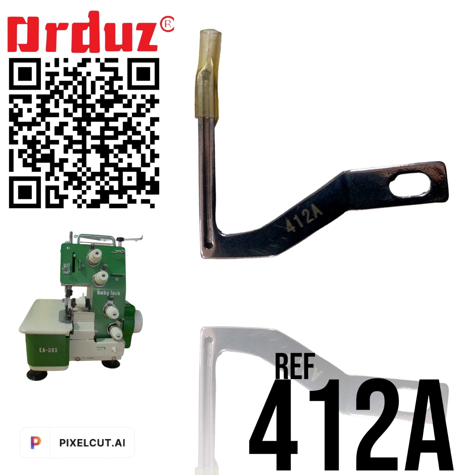 Looper Inferior 412A para Overlock Baby Lock - Imagen 5