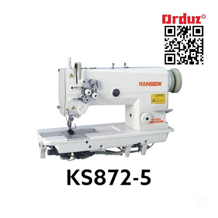 KS872-5 PLANA DOS AGUJAS GANCHO GRANDE DOBLE AGUJA