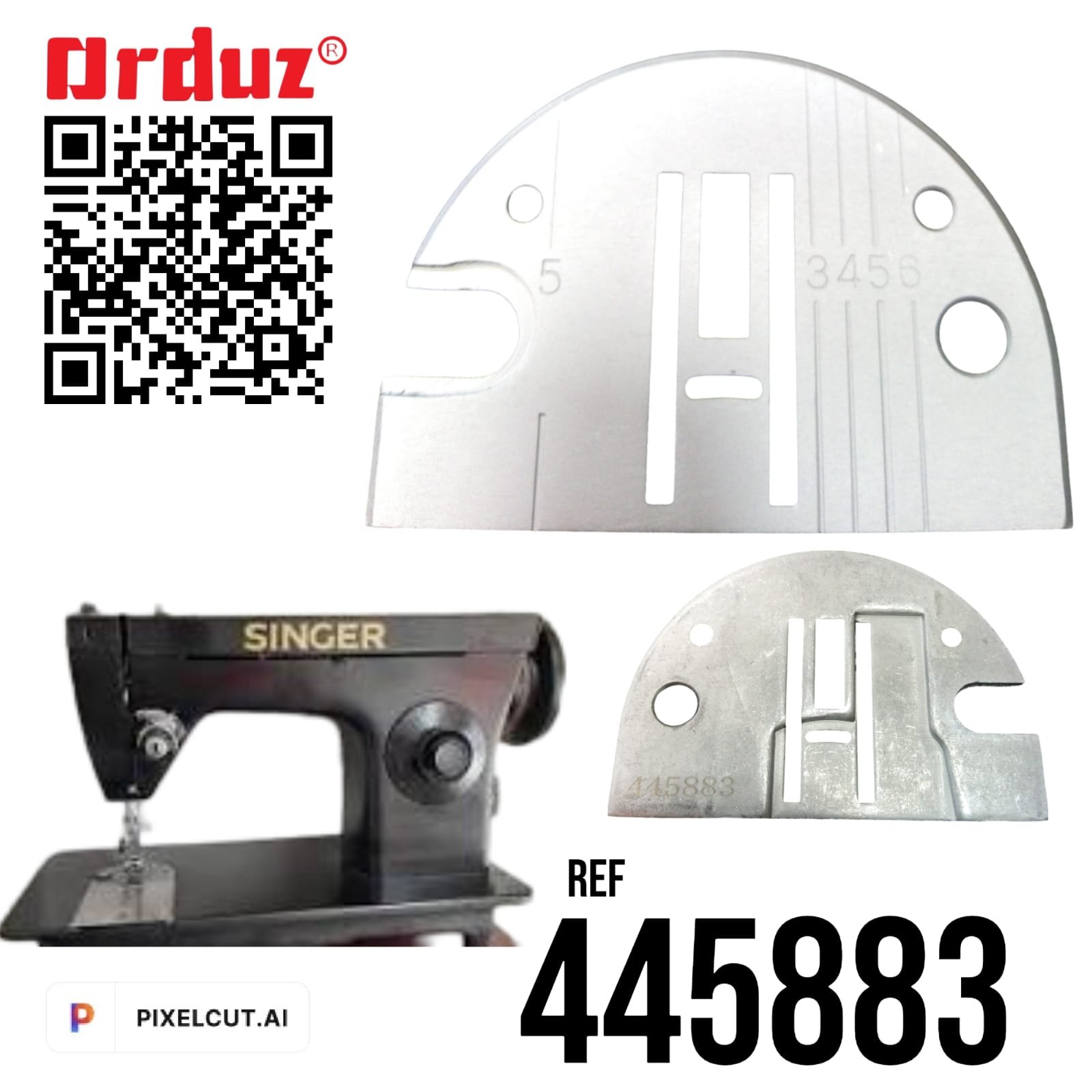 445883 PLANCHUELAS SINGER ZZ 6MM REPUESTOS