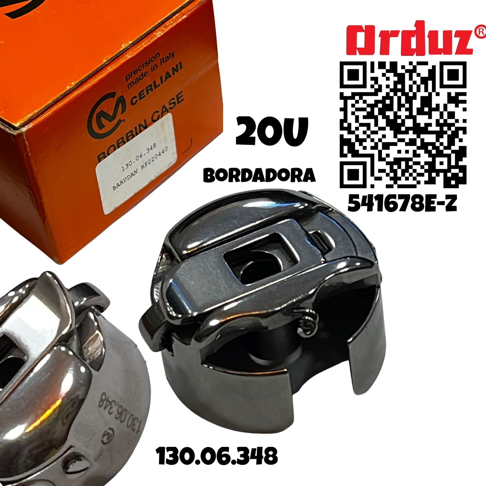 541678E-Z 130.06.348 CAJA BOBINA  CERLIANI BORDADORA 20U ITALIANO  13006348