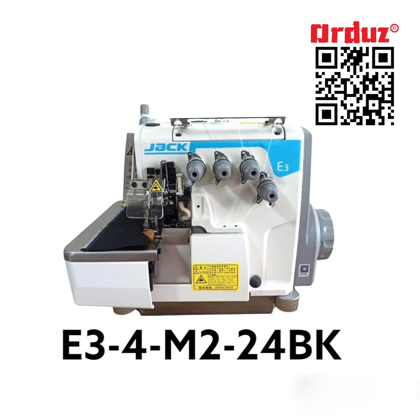 E3-4-M2-24BK FILETEADORA 4 HILOS MECATRONICA  JACK