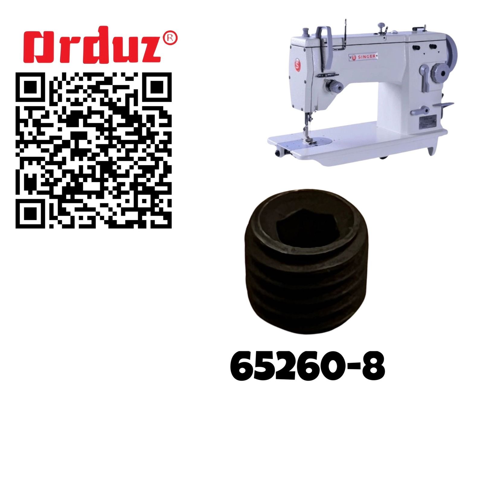 65260-8 TORNILLO DE SUJETADORDE AGUJA SINGER 20U