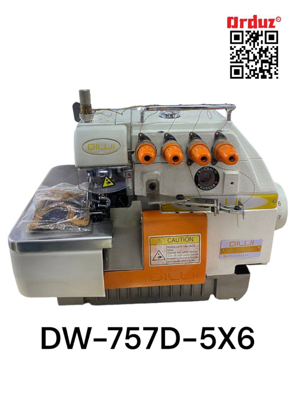 DW-757D-5X6 FILETEADORA MECATRONICA 5 HILOS PESADA DIWI