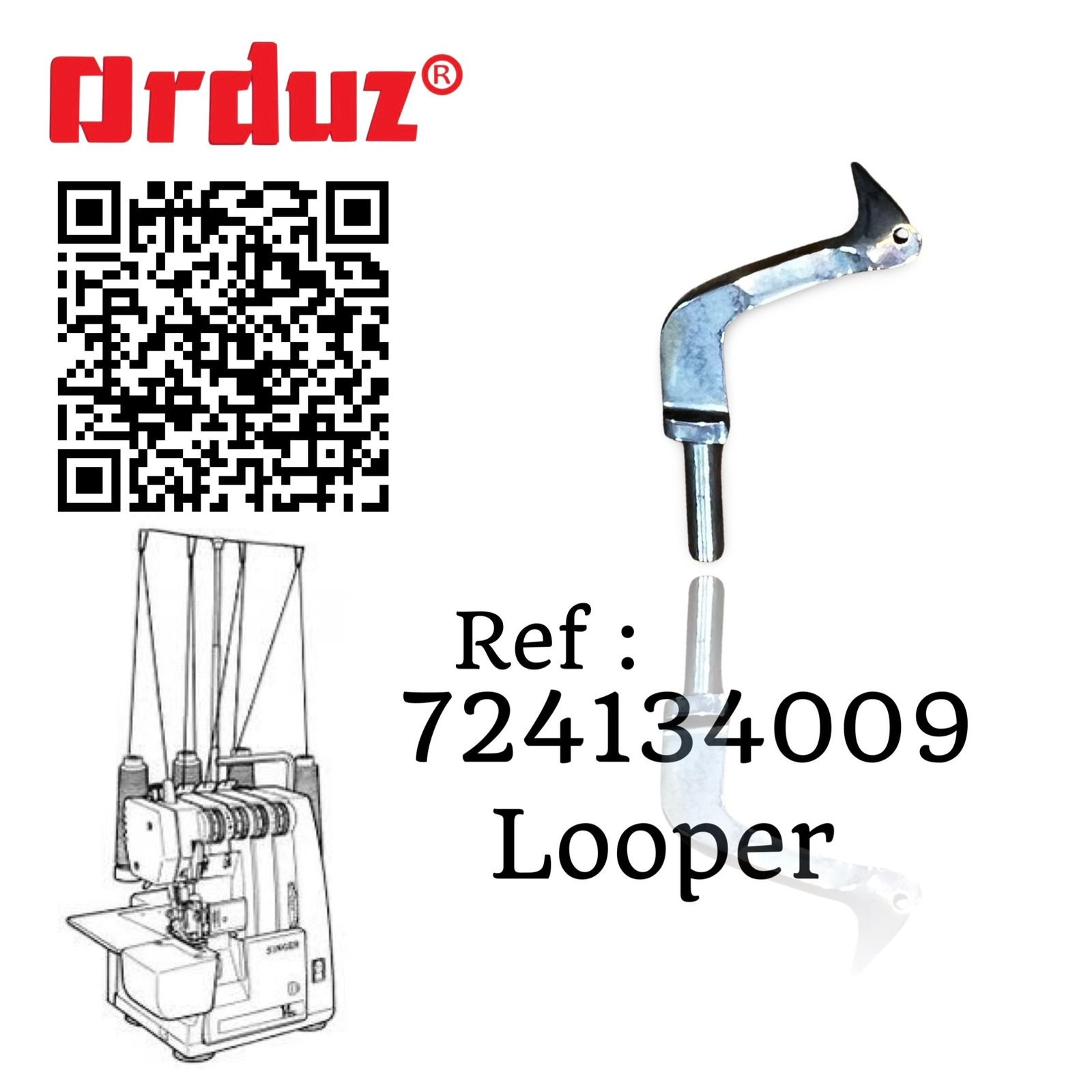 724134009 LOOPER SINGER 14U JANOME RESPUESTOS
