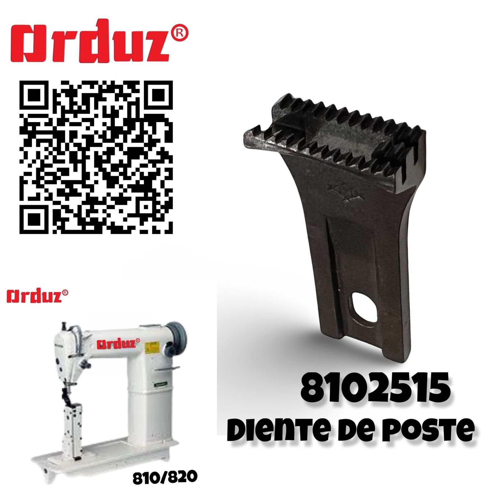 8102515 DIENTE MAQUINA DE COSER POSTE