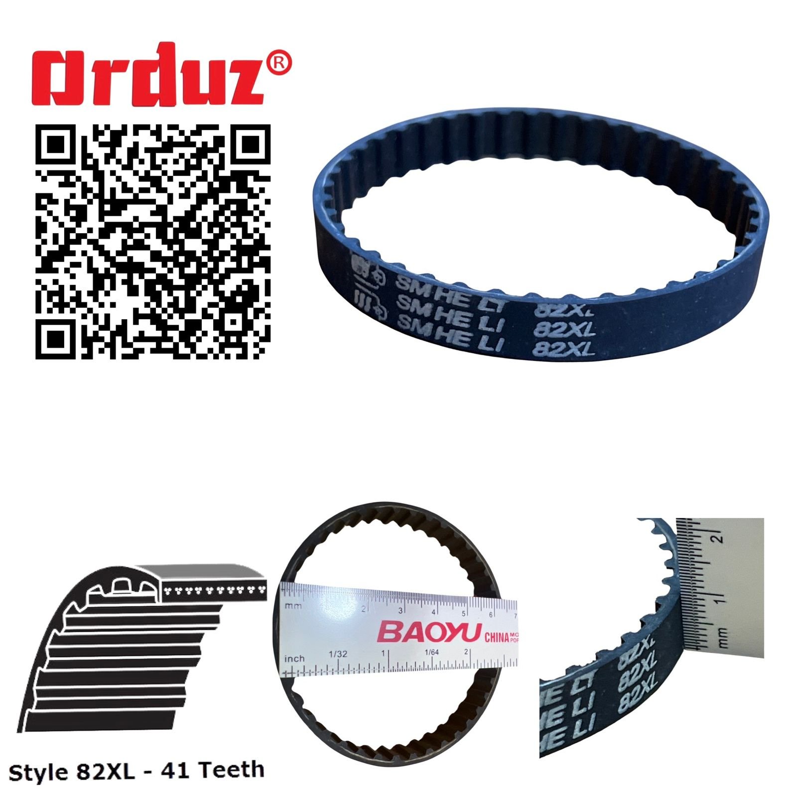 82XL Correa de distribución de caucho para motor paso a paso REPUESTOS