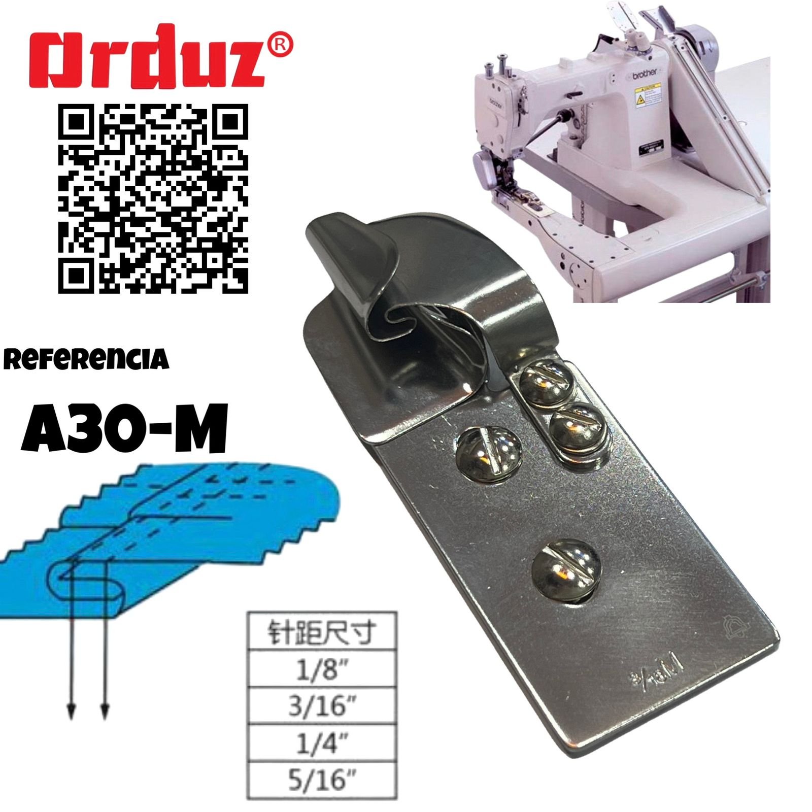 A30-M FOLDER MAQUINA DE COSER CERRADORA DE CODO