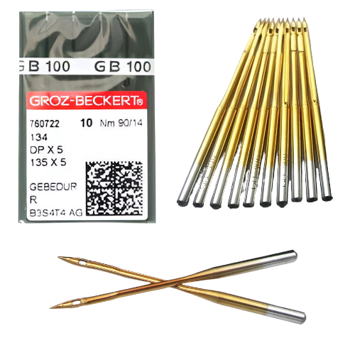 AGUJA DE TITANIO GROZ-BECKERT 16X257 T #90/14  (10 UNIDADES)