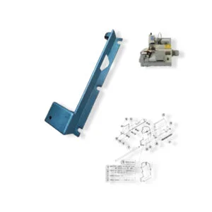 Bisagra de tapa frontal para fileteadora KC-24