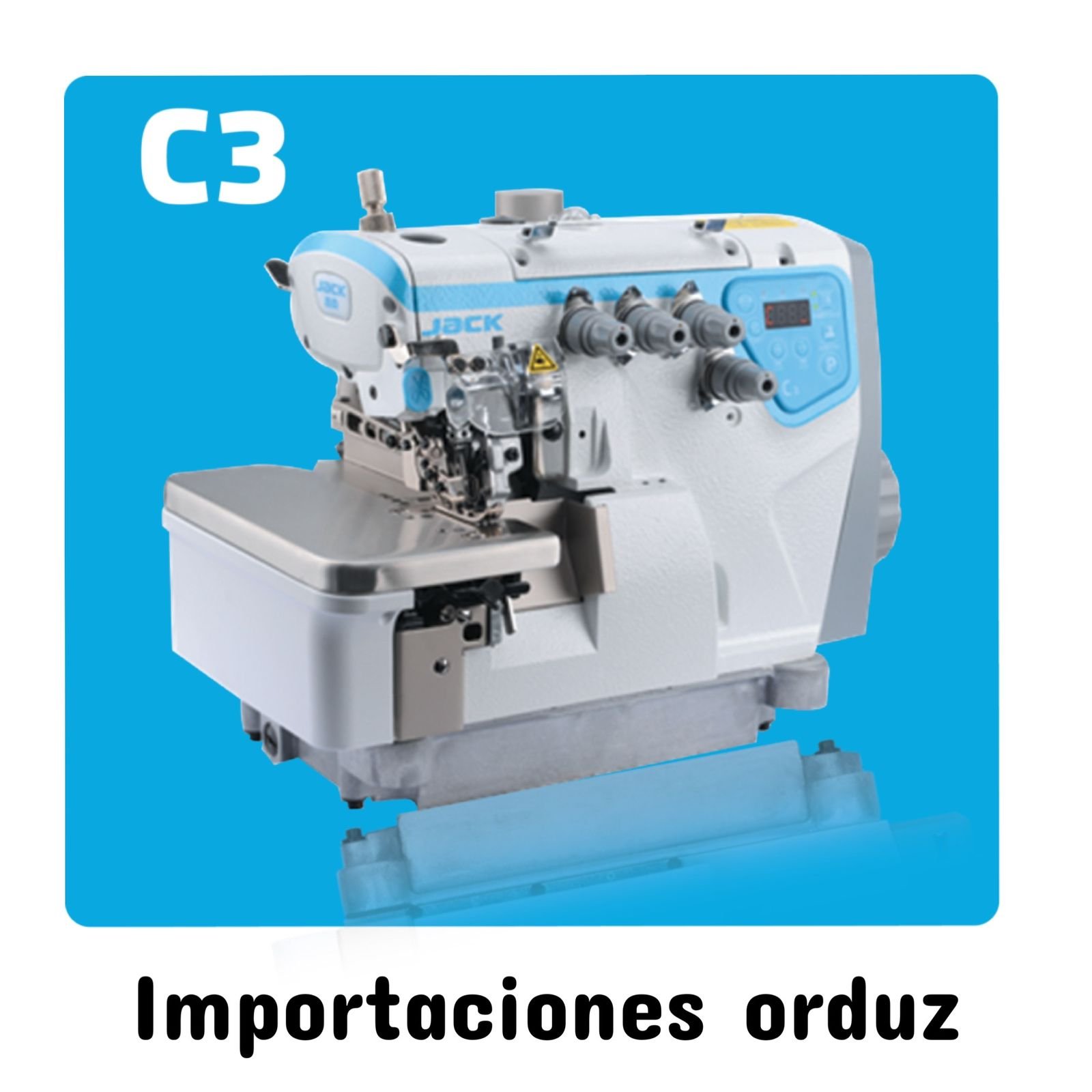 C3-5 FILETEADORA ELECTRONICA 5 HILOS JACK - Imagen 2