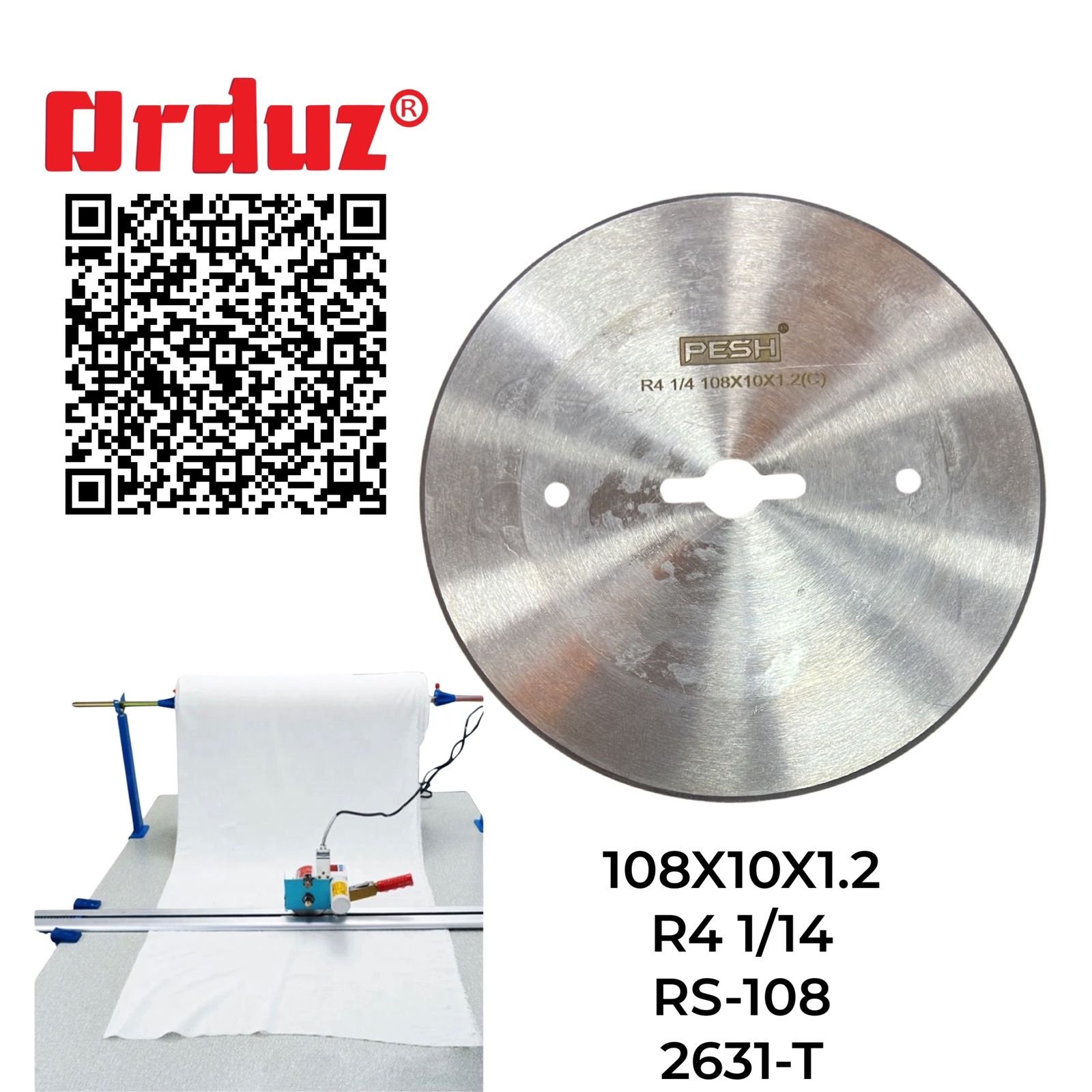 RS-108 CUCHILLA CORTADORA DE EXTREMOS - Imagen 2