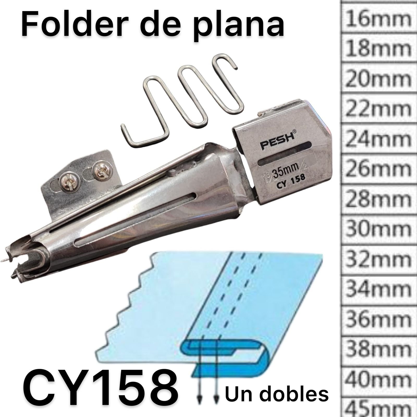 CY158  CY158 CY-158 FOLDER DE RECUBRIDORA SESGADOR