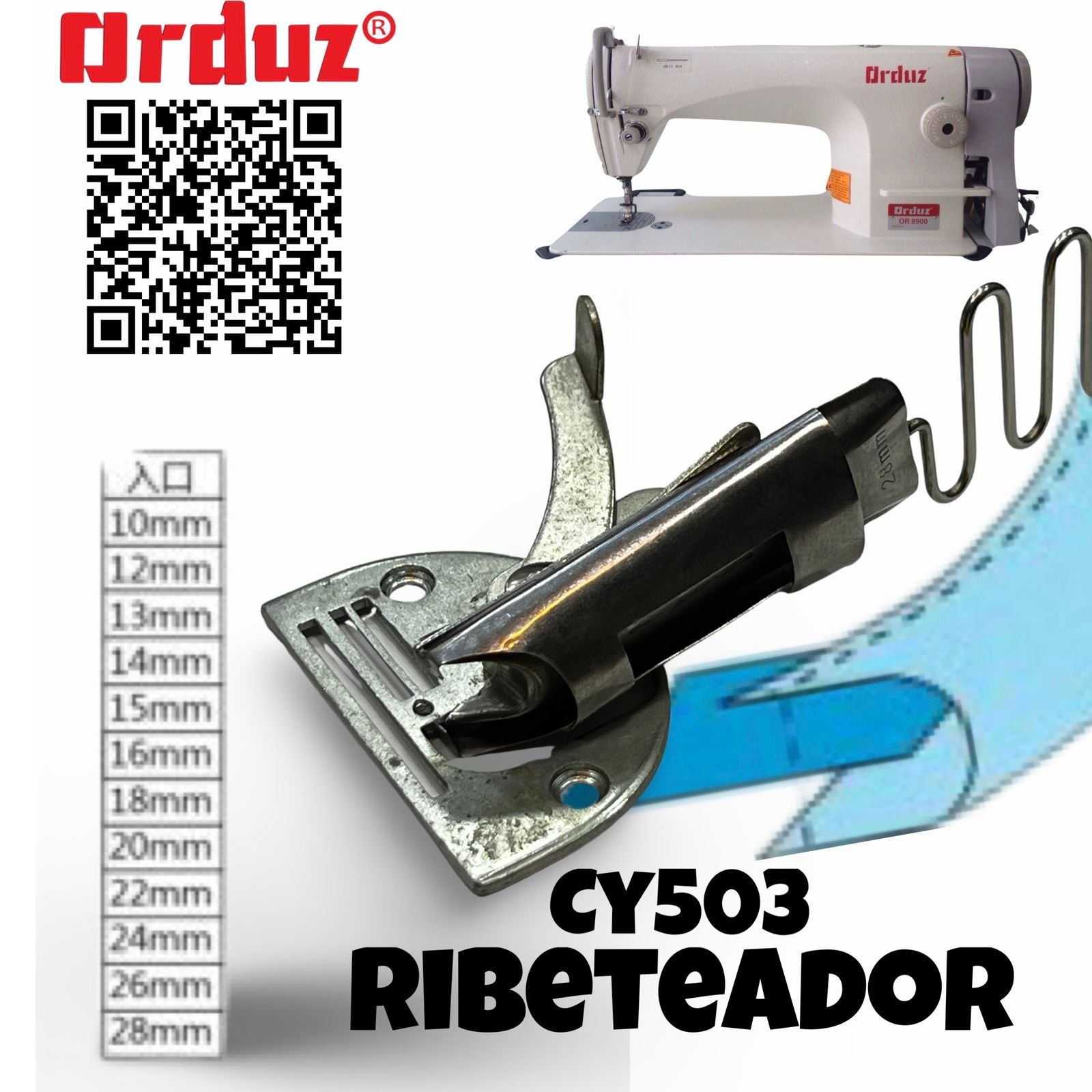 CY503 FOLDER PLANA PARA RIVETEAR RIBETEADOR SESGADOR GUIA