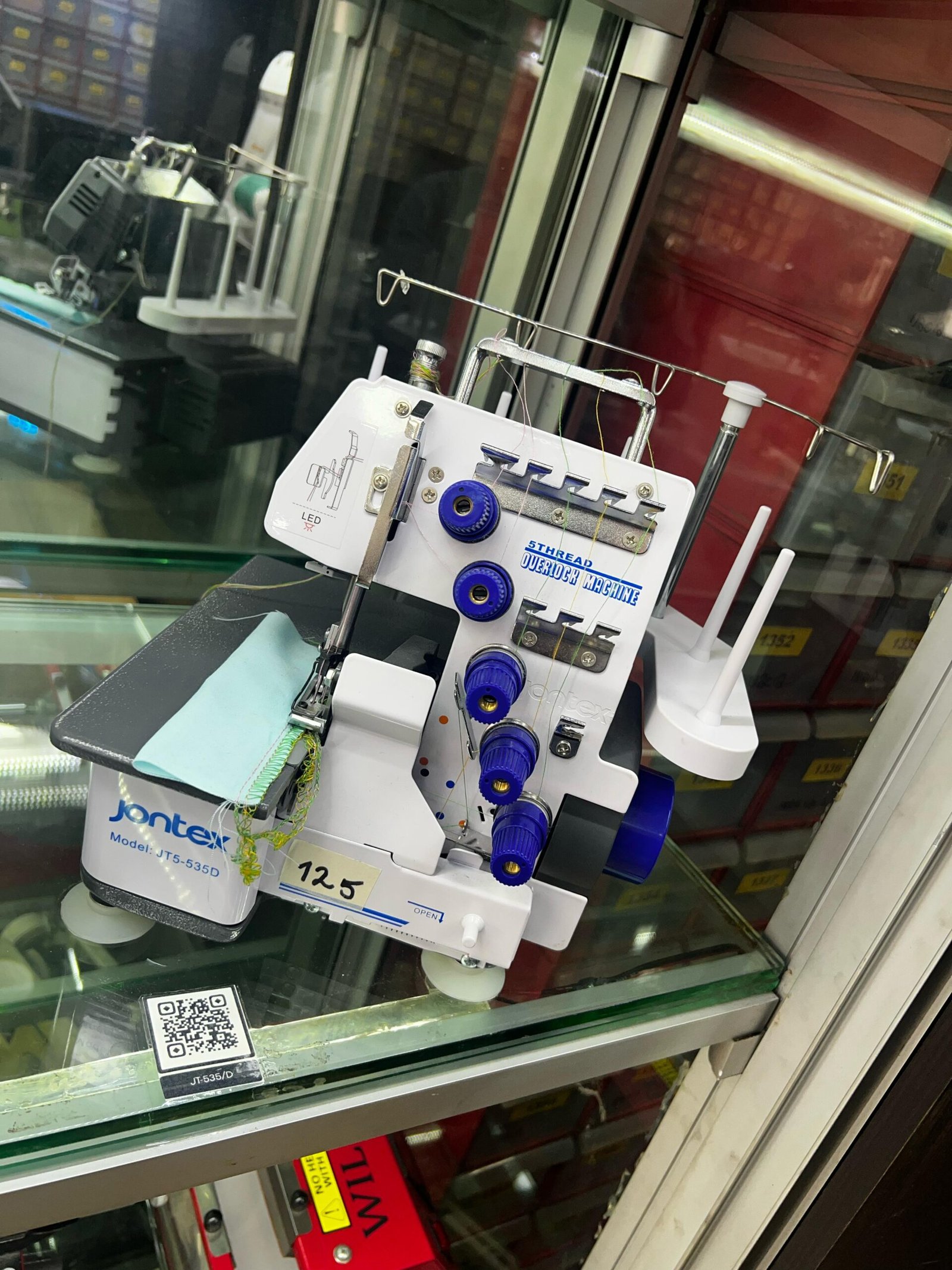 Correa 142XL para motor de fileteadora BL4-434D - Imagen 4