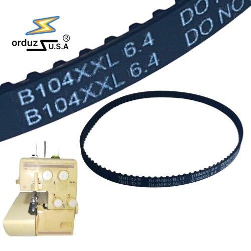 Correa de Motor B104xxL 6.4 para Fileteadora Pfaff Hobbylock 776